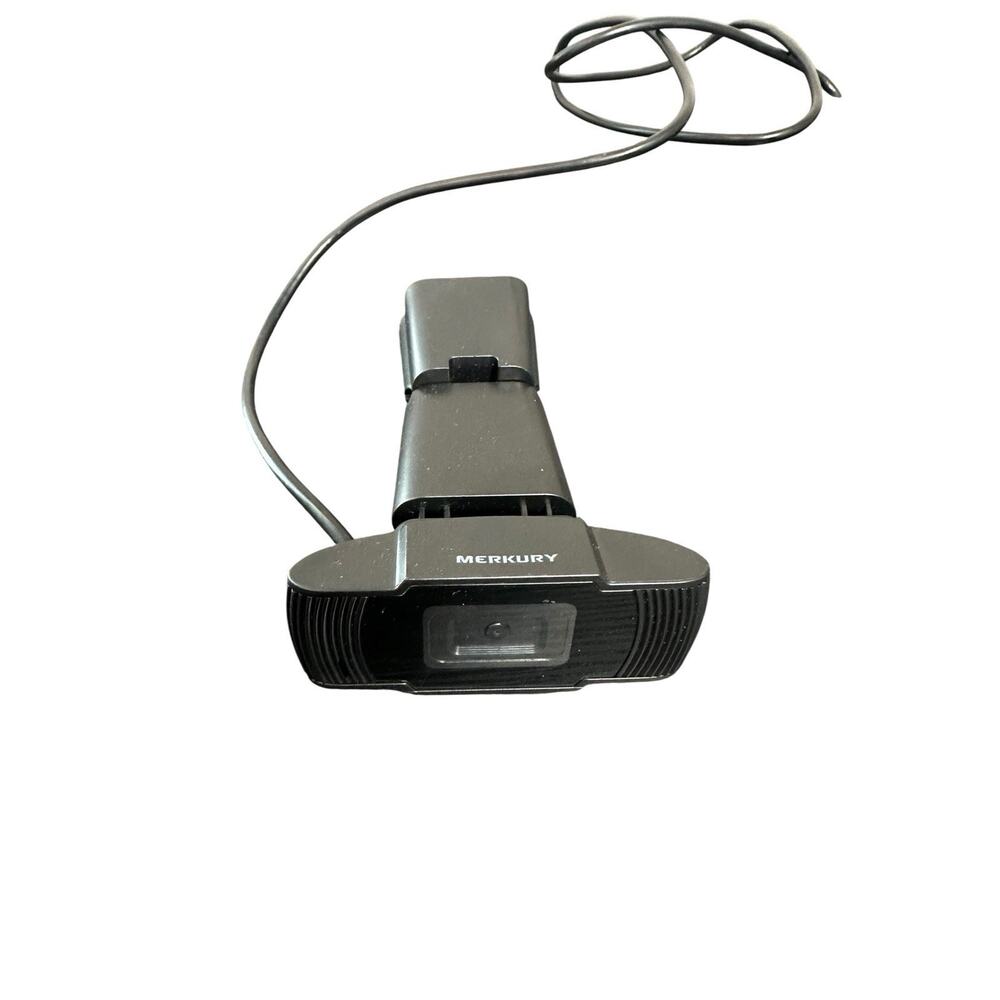 Merkury Innovations 720p HD Work Space Webcam with Microphone Black.
